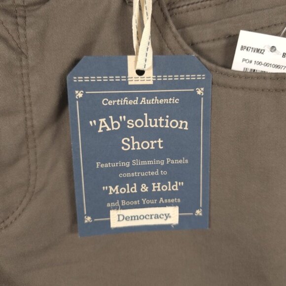 NWT DEMOCRACY Ab Solution Shorts Core‎ Essential Mold & Hold Slimming Panels 8P - Picture 12 of 13